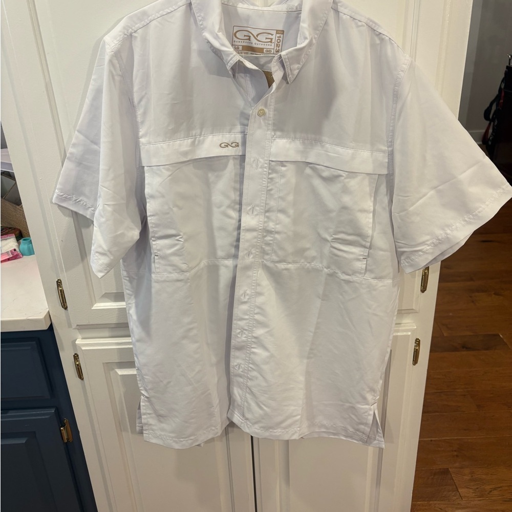 Gucci Men's Classic White Button Down Shirt